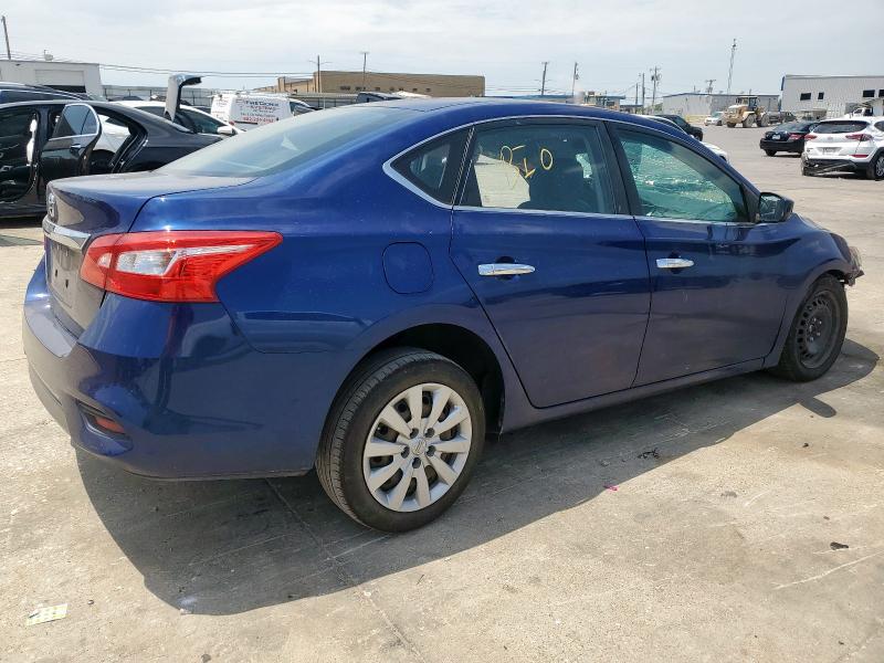 3N1AB7AP0JY212622 - 2018 NISSAN SENTRA S 蓝色 照片 3