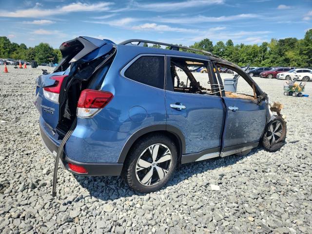 JF2SKAWC4KH400093 - 2019 SUBARU FORESTER TOURING BLUE photo 3