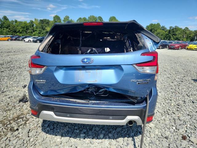 JF2SKAWC4KH400093 - 2019 SUBARU FORESTER TOURING BLUE photo 6