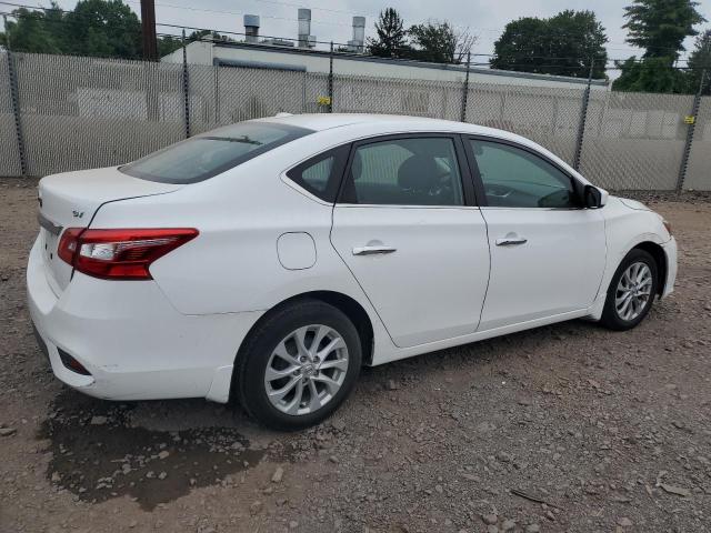 3N1AB7AP6KY334130 - 2019 NISSAN SENTRA S WHITE photo 3