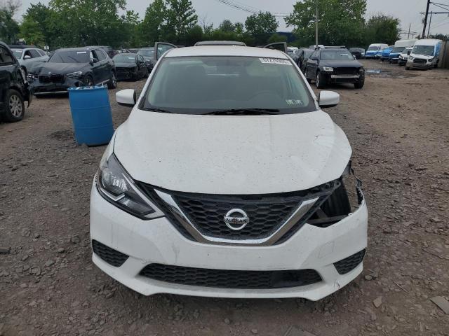 3N1AB7AP6KY334130 - 2019 NISSAN SENTRA S WHITE photo 5
