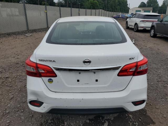 3N1AB7AP6KY334130 - 2019 NISSAN SENTRA S WHITE photo 6