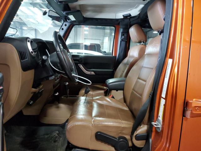 1J4BA5H1XBL572768 - 2011 JEEP WRANGLER U SAHARA 橙色 照片 7