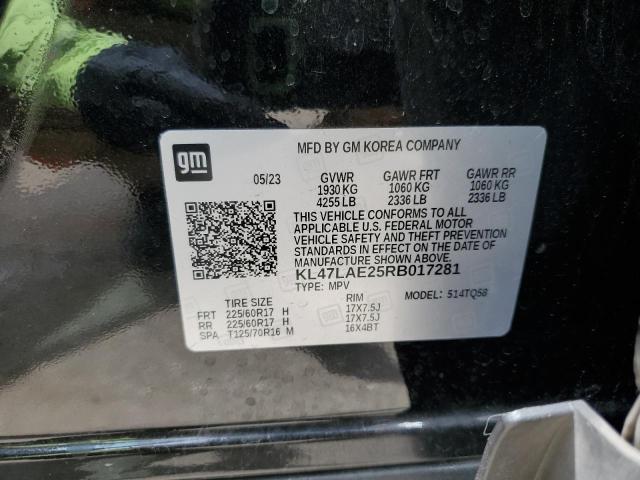 KL47LAE25RB017281 - 2024 BUICK ENVISTA PREFERRED BLACK photo 13