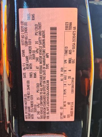 5LMTJ3DHXGUJ00338 - 2016 LINCOLN MKC RESERVE 黑色 照片 13