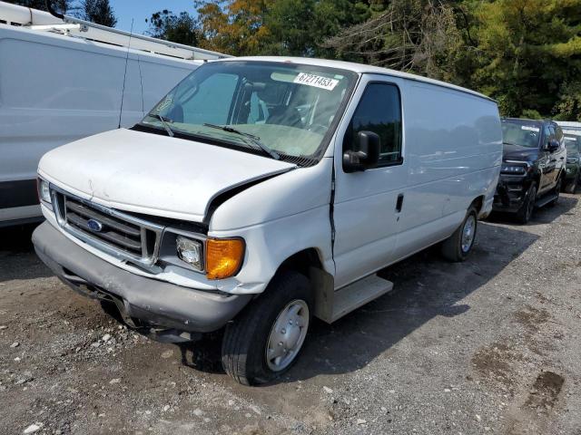 1FTNE14W67DA87126 - 2007 FORD ECONOLINE E150 VAN WHITE photo 1