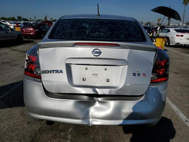 3N1BB61E28L656847 - 2008 NISSAN SENTRA SE-R SILVER photo 6