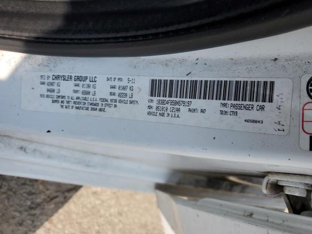 1B3BD4FB5BN579197 - 2011 DODGE AVENGER EXPRESS 白色 照片 12