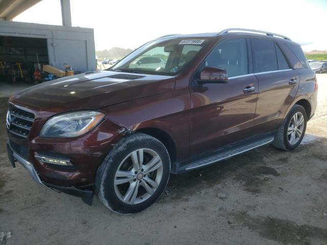 4JGDA5HBXDA217889 - 2013 MERCEDES-BENZ ML 350 4MATIC BURGUNDY photo 1