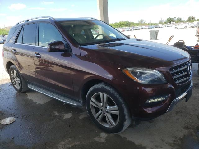 4JGDA5HBXDA217889 - 2013 MERCEDES-BENZ ML 350 4MATIC BURGUNDY photo 4