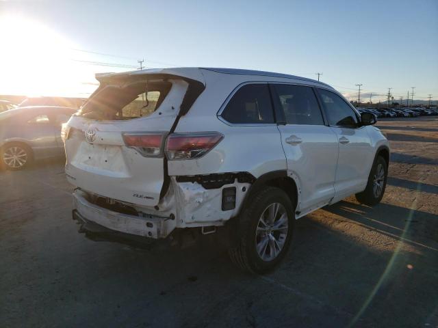 5TDJKRFH0FS090577 - 2015 TOYOTA HIGHLANDER XLE თეთრი ფოტო 4