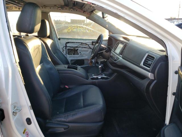 5TDJKRFH0FS090577 - 2015 TOYOTA HIGHLANDER XLE თეთრი ფოტო 5