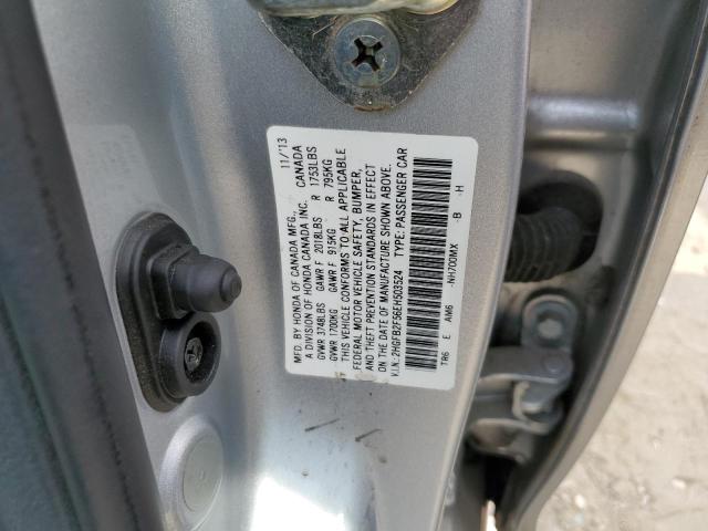 2HGFB2F56EH503524 - 2014 HONDA CIVIC LX SILVER photo 13