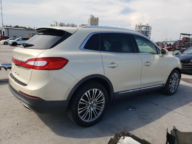 2LMTJ6LR3GBL79799 - 2016 LINCOLN MKX RESERVE Qızıl foto 3