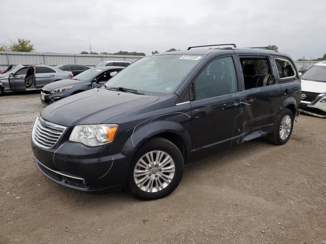 2C4RC1GG7ER111360 - 2014 CHRYSLER TOWN & COU LIMITED BLACK photo 1