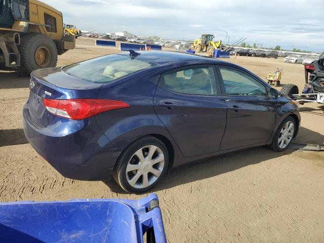 5NPDH4AE8DH274163 - 2013 HYUNDAI ELANTRA GLS BLUE photo 3