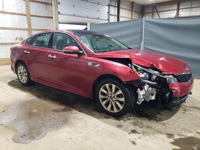 5XXGT4L30JG236263 - 2018 KIA OPTIMA LX წითელი ფოტო 4
