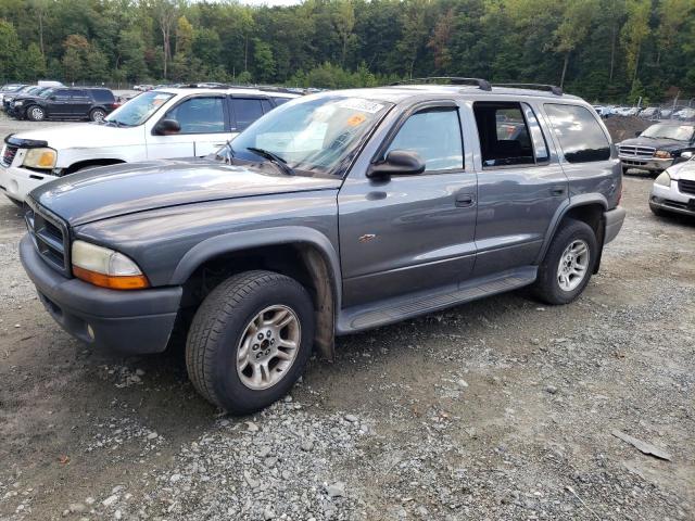 1D4HS38N53F577254 - 2003 DODGE DURANGO SPORT GRAY photo 1