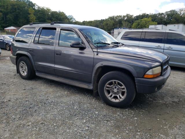 1D4HS38N53F577254 - 2003 DODGE DURANGO SPORT GRAY photo 4