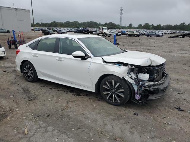 JHMFE1F71NX005470 - 2022 HONDA CIVIC EX WHITE photo 4