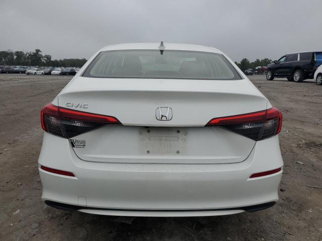 JHMFE1F71NX005470 - 2022 HONDA CIVIC EX WHITE photo 6