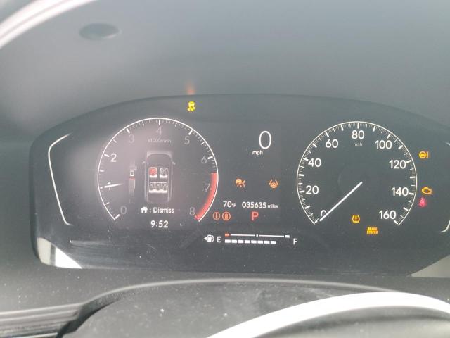 JHMFE1F71NX005470 - 2022 HONDA CIVIC EX WHITE photo 9