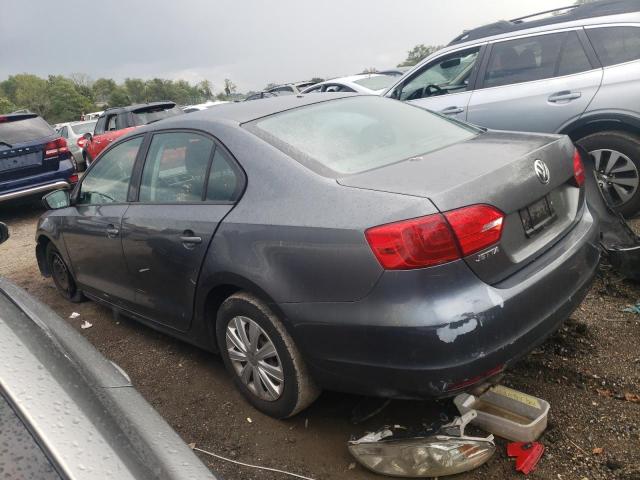 3VW2K7AJ1CM413935 - 2012 VOLKSWAGEN JETTA BASE 灰色 照片 2