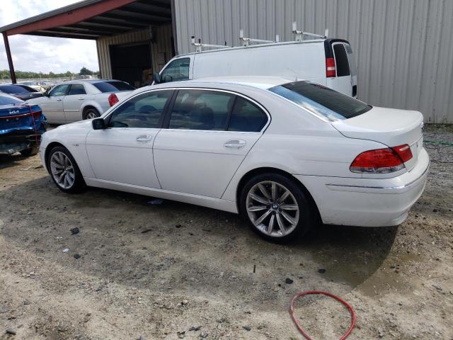 WBAHN83538DT85324 - 2008 BMW 750 LI WHITE photo 2