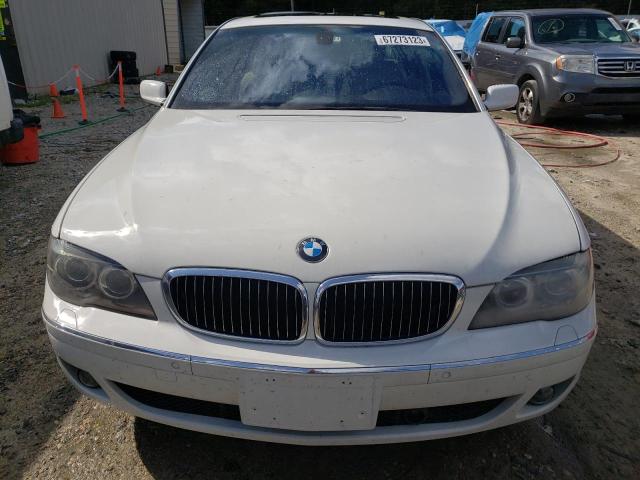 WBAHN83538DT85324 - 2008 BMW 750 LI WHITE photo 5