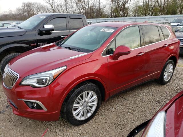 LRBFXASA1HD177385 - 2017 BUICK ENVISION PREFERRED RED photo 1