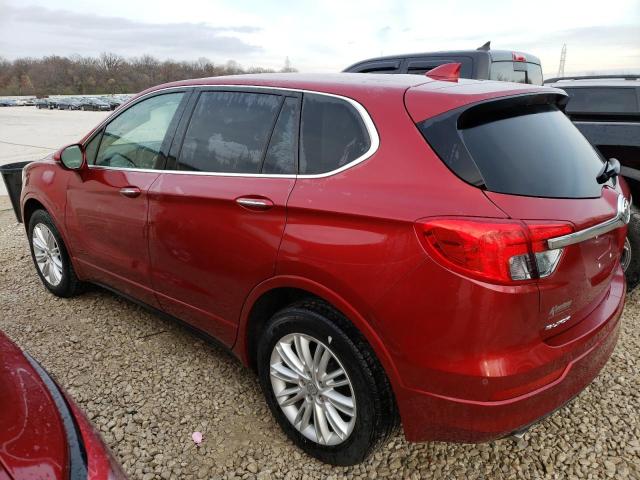 LRBFXASA1HD177385 - 2017 BUICK ENVISION PREFERRED RED photo 2