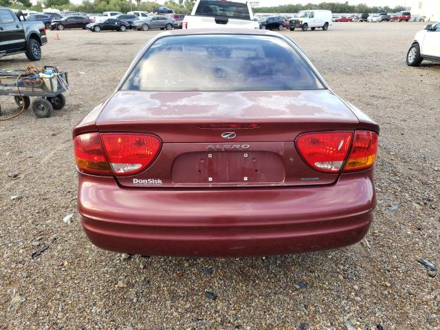 1G3NL52E3YC305375 - 2000 OLDSMOBILE ALERO GL MAROON photo 6