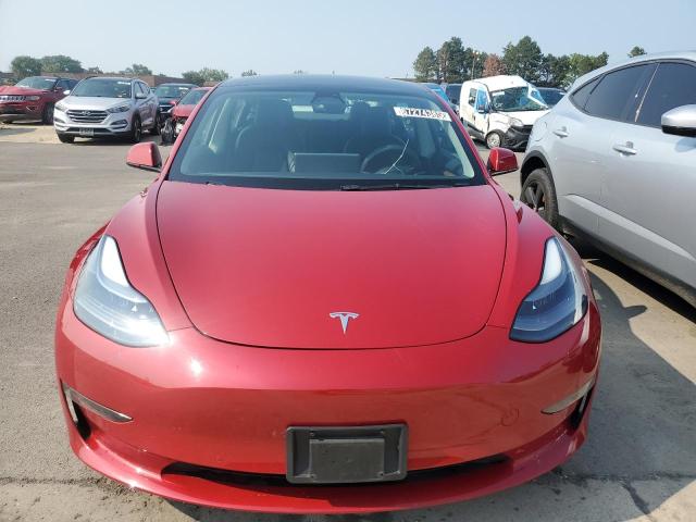 5YJ3E1EA9NF304751 - 2022 TESLA MODEL 3 RED photo 5