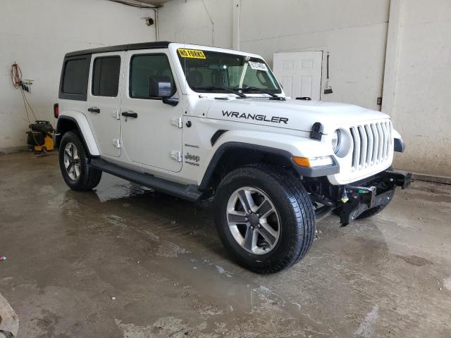 1C4HJXEN5JW226143 - 2018 JEEP WRANGLER U SAHARA WHITE photo 4