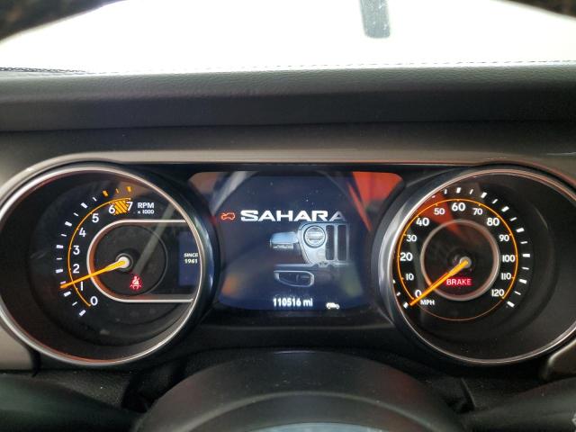 1C4HJXEN5JW226143 - 2018 JEEP WRANGLER U SAHARA WHITE photo 9