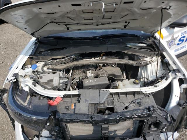 1FM5K8ABXNGC25129 - 2022 FORD EXPLORER POLICE INTERCEPTOR WHITE photo 12