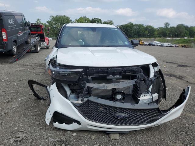 1FM5K8ABXNGC25129 - 2022 FORD EXPLORER POLICE INTERCEPTOR WHITE photo 5
