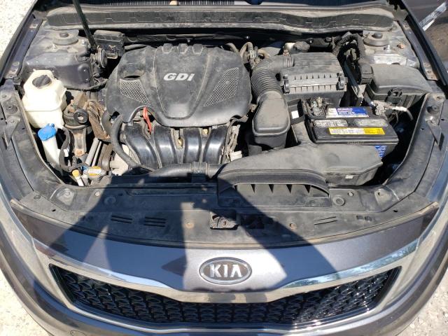 KNAGN4A71B5095089 - 2011 KIA OPTIMA EX CHARCOAL photo 11