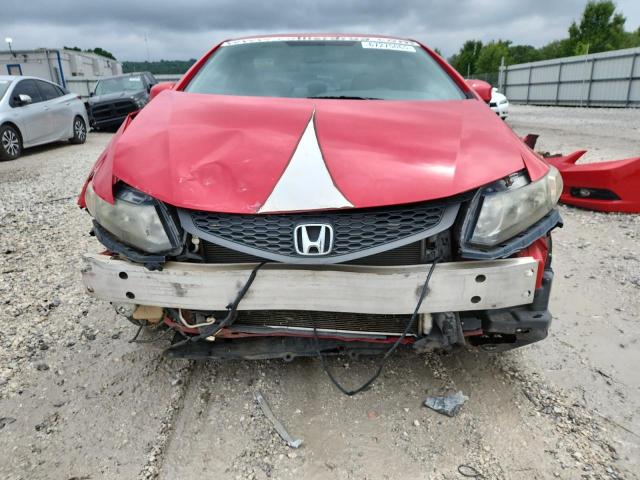 2HGFG3B54DH515814 - 2013 HONDA CIVIC LX RED photo 5