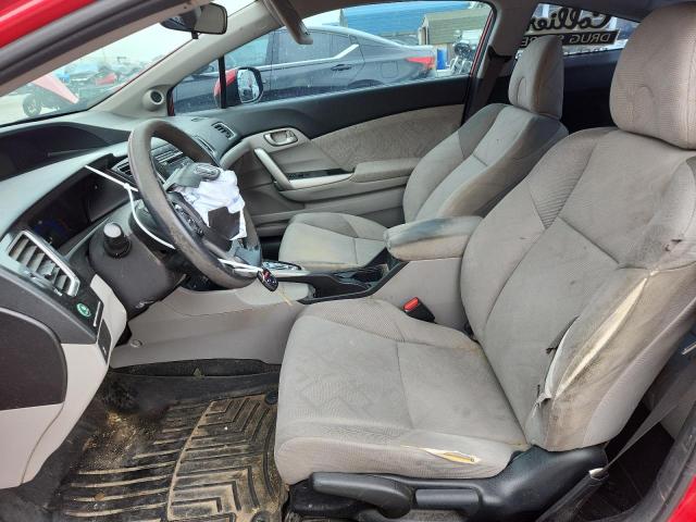 2HGFG3B54DH515814 - 2013 HONDA CIVIC LX RED photo 7