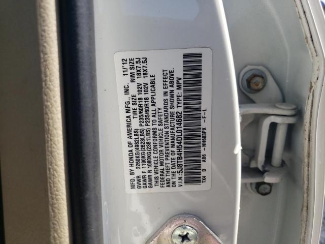 5J8TB4H54DL014682 - 2013 ACURA RDX TECHNOLOGY WHITE photo 13