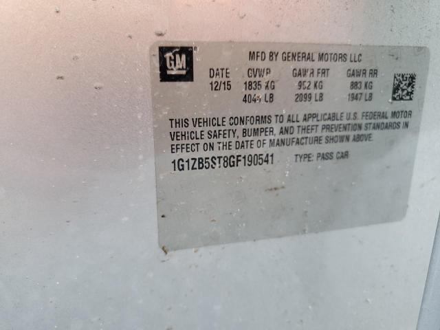 1G1ZB5ST8GF190541 - 2016 CHEVROLET MALIBU LS GRAY photo 13