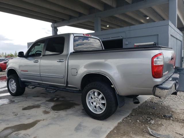 5TBDT44156S535178 - 2006 TOYOTA TUNDRA DOUBLE CAB SR5 SILVER photo 2