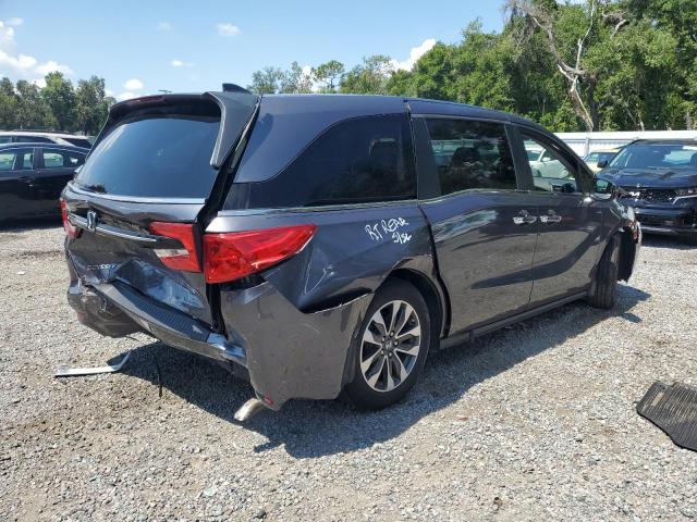 5FNRL6H71MB037634 - 2021 HONDA ODYSSEY EXL GRAY photo 3