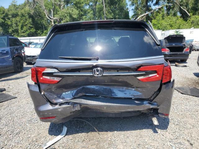 5FNRL6H71MB037634 - 2021 HONDA ODYSSEY EXL GRAY photo 6