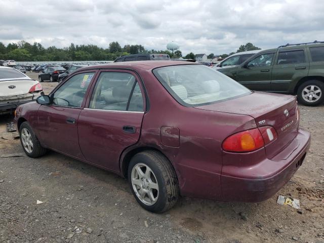 2T1BR12EXWC081374 - 1998 TOYOTA COROLLA VE BURGUNDY photo 2