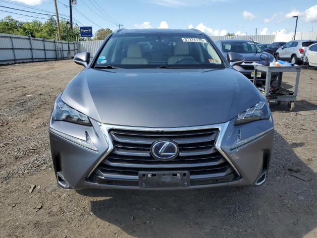 JTJBJRBZ4F2017464 - 2015 LEXUS NX 300H GRAY photo 5