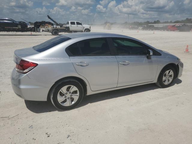 19XFB2F59EE055175 - 2014 HONDA CIVIC LX SILVER photo 3