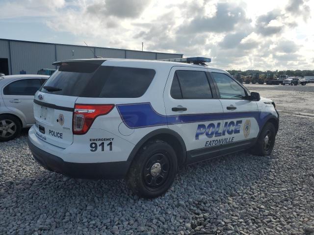 1FM5K8AR8FGB52034 - 2015 FORD EXPLORER POLICE INTERCEPTOR თეთრი ფოტო 3