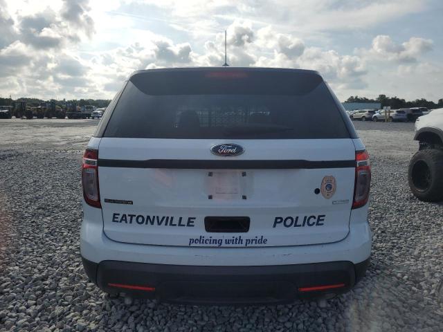 1FM5K8AR8FGB52034 - 2015 FORD EXPLORER POLICE INTERCEPTOR თეთრი ფოტო 6